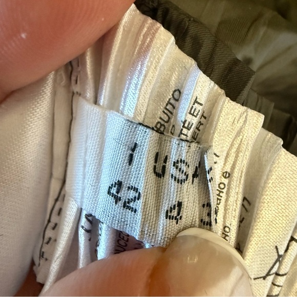 ADD Milano Women's Olive Green Pleated Lightweight Jacket - Picture 9 of 12